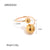 Wholesale Casual Classic Style Geometric Stainless Steel Plating 18k Gold Plated Rings Earrings Necklace