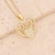 Wholesale Casual Mama Letter Heart Shape Stainless Steel Rhinestone 18k Gold Plated Zircon Pendant Necklace