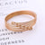 Wholesale Casual Solid Color Titanium Steel Bangle