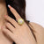 Wholesale Elegant Lady Geometric Stainless Steel Plating Inlay 18k Gold Plated Pearl Rings Earrings Necklace