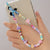 Wholesale Ethnic Style Color Soft  Letter Eyes Beaded Mobile Phone Chain