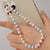 Wholesale Ethnic Style Color Soft  Letter Eyes Beaded Mobile Phone Chain