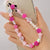 Wholesale Ethnic Style Color Soft  Letter Eyes Beaded Mobile Phone Chain