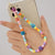 Wholesale Ethnic Style Color Soft  Letter Eyes Beaded Mobile Phone Chain