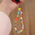 Wholesale Ethnic Style Color Soft  Letter Eyes Beaded Mobile Phone Chain