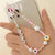 Wholesale Ethnic Style Color Soft  Letter Eyes Beaded Mobile Phone Chain