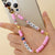 Wholesale Ethnic Style Color Soft  Letter Eyes Beaded Mobile Phone Chain