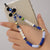 Wholesale Ethnic Style Color Soft  Letter Eyes Beaded Mobile Phone Chain