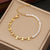 Wholesale Fashion Color Block Stainless Steel Plating Inlay Zircon Bracelets Earrings Necklace