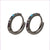 Wholesale Fashion Copper Micro-inlaid Color Diamond Asymmetric Ear Buckle