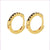 Wholesale Fashion Copper Micro-inlaid Color Diamond Asymmetric Ear Buckle