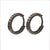 Wholesale Fashion Copper Micro-inlaid Color Diamond Asymmetric Ear Buckle