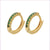 Wholesale Fashion Copper Micro-inlaid Color Diamond Asymmetric Ear Buckle