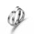 Wholesale Fashion Decompression Rotating Stainless Steel Couple Ring