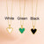 Wholesale Fashion Heart Shape Stainless Steel Gold Plated Shell Earrings Necklace