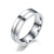 Wholesale Fashion Stainless Steel Diamond-studded Couple Rings