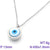 Wholesale Fashion Titanium Steel Devil Eyes Necklace