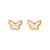 Wholesale Golden Ice Cream Color Zirconium Earrings