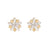 Wholesale Golden Ice Cream Color Zirconium Earrings