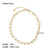 Wholesale Hip-hop Streetwear Solid Color Stainless Steel Plating 18k Gold Plated Bracelets Necklace