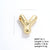 Wholesale Ig Style Simple Style Letter Stainless Steel Titanium Steel Polishing Plating 18k Gold Plated Charms