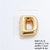 Wholesale Ig Style Simple Style Letter Stainless Steel Titanium Steel Polishing Plating 18k Gold Plated Charms