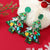 Wholesale Jewelry Cartoon Style Snowman Arylic Painted Drop Earrings