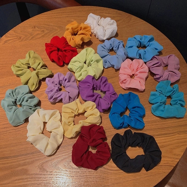 Wholesale Jewelry Circle Chiffon Multi-color Hair Scrunchies