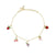 Wholesale Jewelry Color Zirconium Cherry Peach Tropical Fruit Bracelet