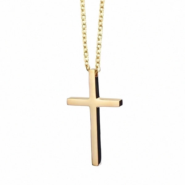 Wholesale Jewelry Cross Pendant Titanium Steel Necklace