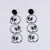 Wholesale Jewelry Funny Blade Skull Arylic Drop Earrings