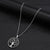 Wholesale Jewelry Hip-Hop Punk Cross Tree Skull Stainless Steel Alloy Plating Pendant Necklace