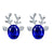 Wholesale Jewelry Lady Cartoon Character Alloy Artificial Gemstones Plating Inlay Ear Studs