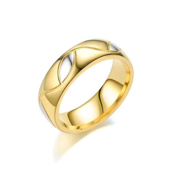 Lady Geometric Stainless Steel 18K Gold Plated