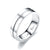 Wholesale Jewelry Letter Inlaid Diamond Stainless Steel Ring