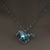 Wholesale Jewelry Luminous Hollow Snowflake Pendant Necklace