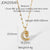 Wholesale Jewelry Moon Pendant Stainless Steel Necklace