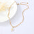 Wholesale Jewelry Pearl Pendant Stainless Steel Simple Necklace