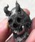 Wholesale Jewelry Retro Cool Style Snake Skull Alloy Plating Open Ring