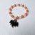 Wholesale Jewelry Retro Pumpkin Cat Skull Arylic Beaded Handmade Bracelets