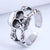 Wholesale Jewelry Retro Skull Hollow Open Ring