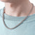 Wholesale Jewelry Simple Solid Color Titanium Steel Necklace