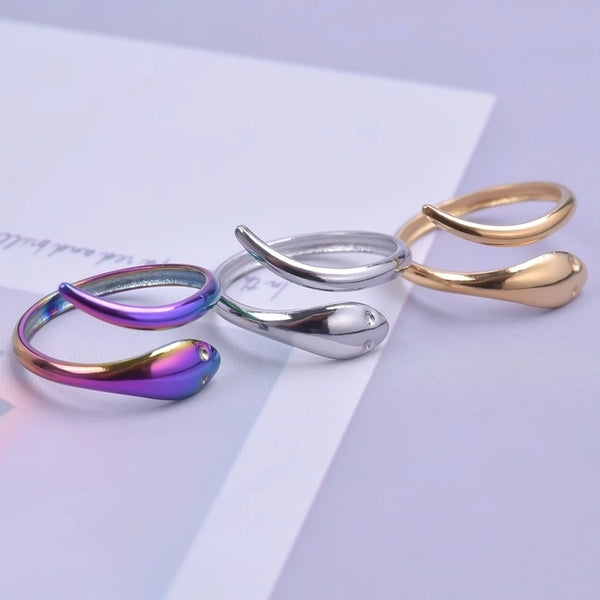 Minimalist Snake 304 Stainless Steel Polishing Rings