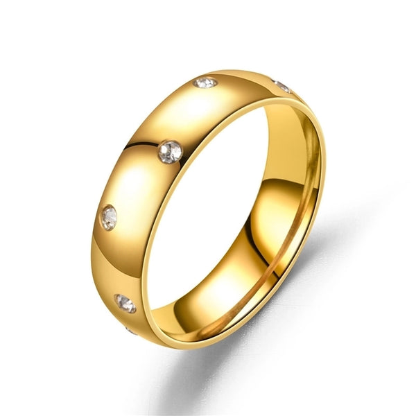 U Shape Stainless Steel 18K Gold Plated