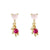 Wholesale Kolamic Earrings 18k Gold Jewelry Cute Bear Cloud Earrings