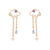 Wholesale Kolamic Earrings 18k Gold Jewelry Cute Bear Cloud Earrings