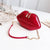 Wholesale Lip-shaped Glossy Messenger Chain Bag