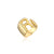 Wholesale New 18k Copper Gold-plated Alphabet Open Ring