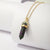 Wholesale New Multicolor Hexagonal Column Natural Stone Pendent Necklace