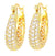 Wholesale New Style Full Diamond Zircon Copper Earrings